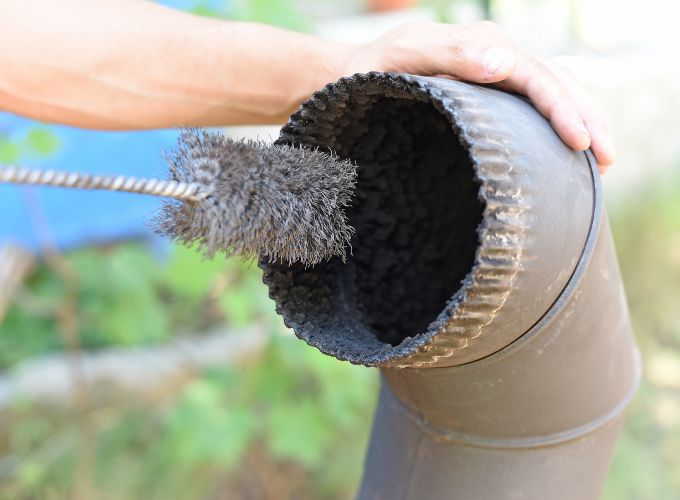 Comment nettoyer la suie de la cheminée