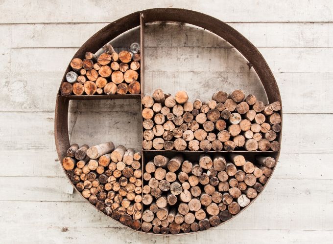 Comment ranger le bois de chauffage.
