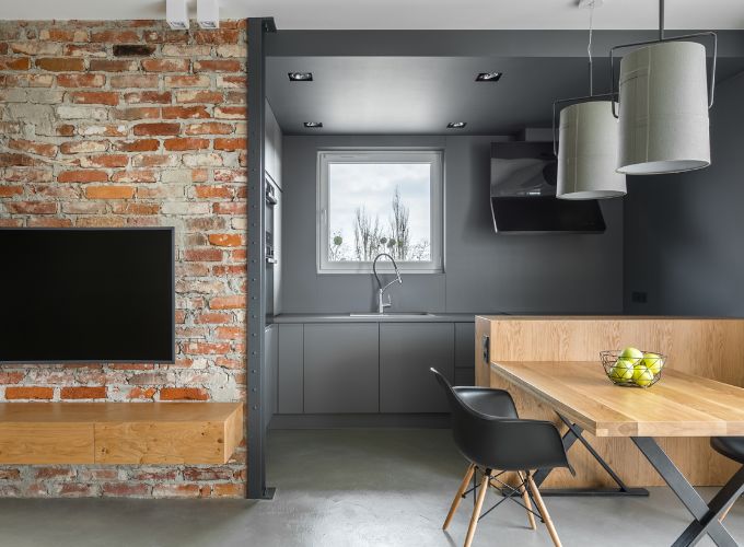 Cuisine de style industriel