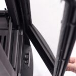 Double fermeture de porte du poêle à bois